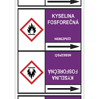 Značení potrubí, kyselina fosforečná